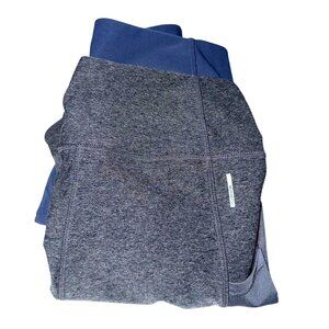 Mondetta Performance Luxury Womens Gray Heathered & Mesh Activewear Leggings S